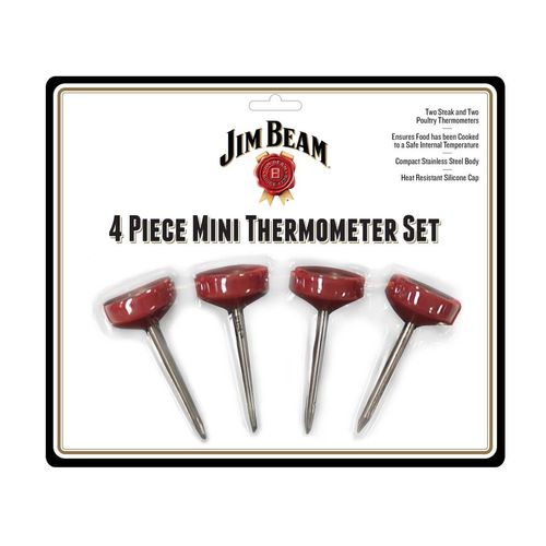 Jim Beam Minithermometer Set 4 tlg.