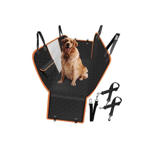 CALIYO Tierdecke Autoschondecke Hund Rücksitz mit Seitenschutz