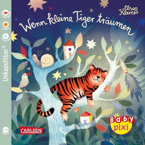 Baby Pixi (unkaputtbar) 94: Wenn kleine Tiger träumen - Elsa Klever, Kartoniert (TB)