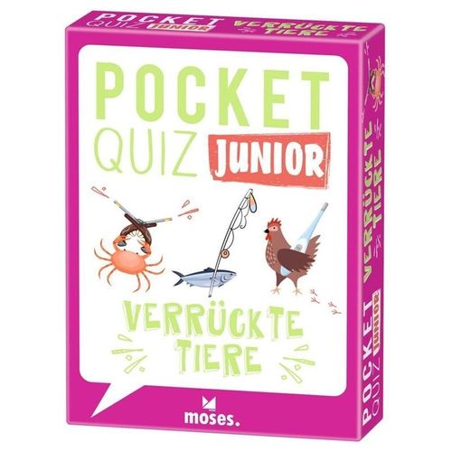 Pocket Quiz junior Verrückte Tiere - Anke Küpper,
