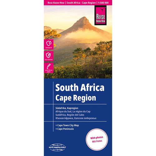 Reise Know-How Landkarte Südafrika Kapregion / South Africa, Cape Region (1:500.000). Afrique du sud, la région du cap. Sudáfrica, región del cabo, Karte (im Sinne von Landkarte)
