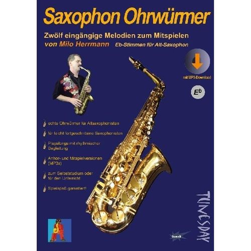 Saxophon Ohrwürmer, für Alt-Saxophon - Milo Herrmann, Kartoniert (TB)