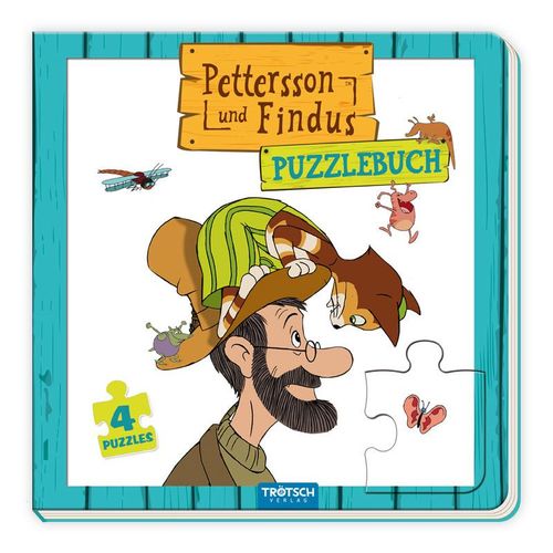 Trötsch Pettersson und Findus Pappenbuch Puzzlebuch, Pappband