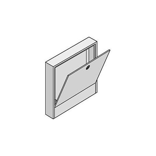 Uponor Vario Aufputz-Verteilerschrank 1045478 AP1, 600 mm, pulverbeschichtet, verzinktes Stahlblech