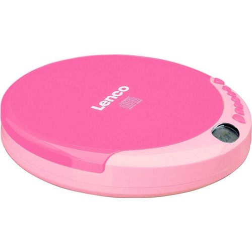 Lenco CD-011 CD-Player, rosa