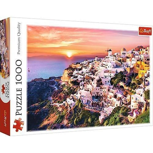 Sonnenuntergang über Santorini (Puzzle)