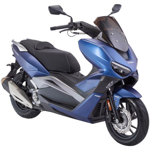 Motorrad LUXXON "Silvermax" Motorroller & Mofas blau Motorräder
