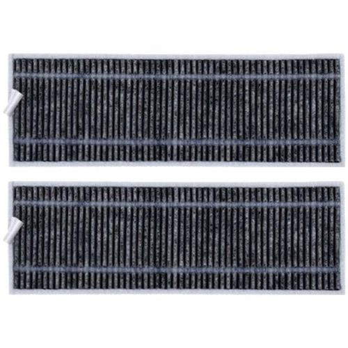 Trade-shop - 2x Aktivkohle-Filter Carbon Filter Ersatz 128 x 43 x 9 mm für Xiaomi Viomi V2 Pro V-RVCLM21B Mijia STYJ02YM Saugroboter