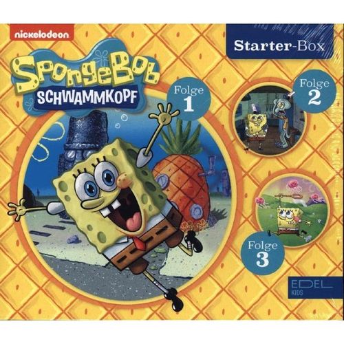 SpongeBob Schwammkopf-Starter-Box.Box.1,3 Audio-CD - SpongeBob Schwammkopf (Hörbuch)
