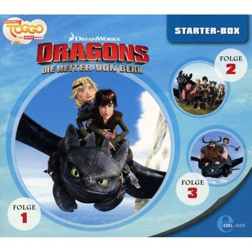 Dragons - Die Reiter von Berk - Dragons Starter-Box,3 Audio-CD - Dragons-Die Reiter Von Berk (Hörbuch)