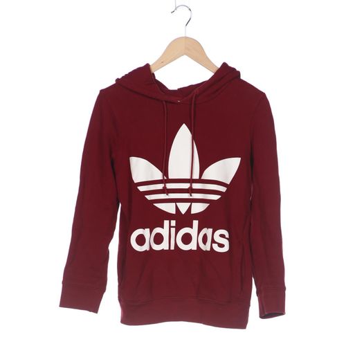 adidas Originals Damen Kapuzenpullover, bordeaux, Gr. 34