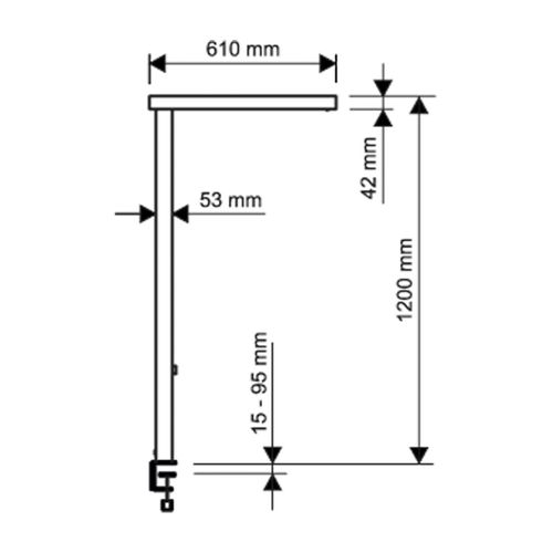 LED-Tischleuchte MAULjuvis, weiß, Klemmfuß