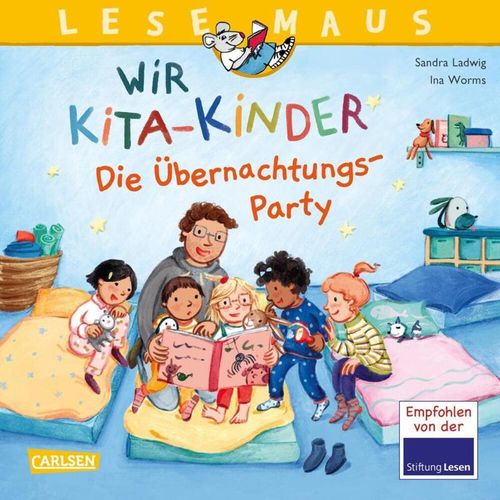 LESEMAUS 166: Wir KiTa-Kinder - Die Übernachtungs-Party - Sandra Ladwig, Kartoniert (TB)