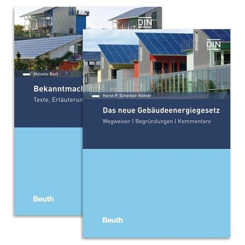 Gebäudeenergiegesetz (GEG) und Bekanntmachungen zum GEG - Melanie Bart, Horst-P. Schettler-Köhler, Kartoniert (TB)