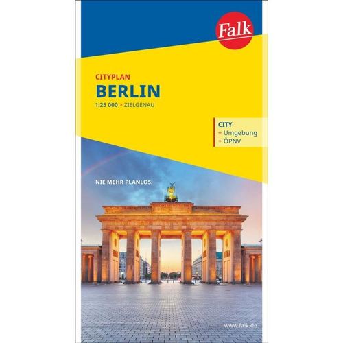 Falk Cityplan Berlin 1:25.000, Karte (im Sinne von Landkarte)