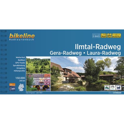 Ilmtal-Radweg - Gera-Radweg - Laura-Radweg, Kartoniert (TB)
