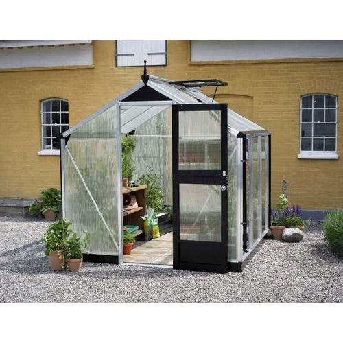 Gewächshaus Juliana Compact 8,2m² Alu anthrazit 10mm Doppelstegplatten