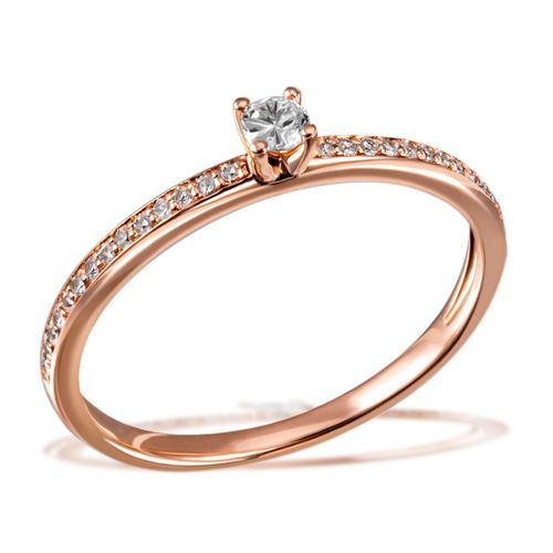 Goldring GOLDMAID Fingerringe Gr. 18.5, Rotgold 585, rosegold (rosegoldfarben) Damen