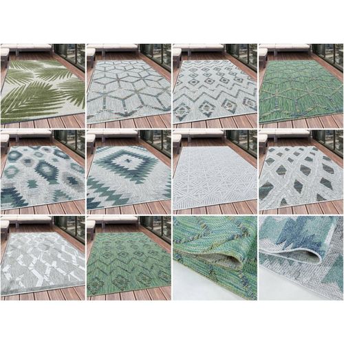 Indoor Outdoor Teppich Balkon Wasserfest Bordüre, 7mm