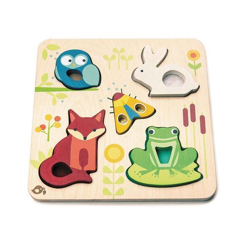 Puzzle TOUCH FEELY ANIMALS 5 Teile