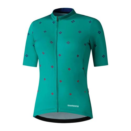 Woman's SUMIRE Short Sleeve Jersey ,Green