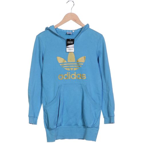 adidas Originals Damen Kapuzenpullover, blau, Gr. 36