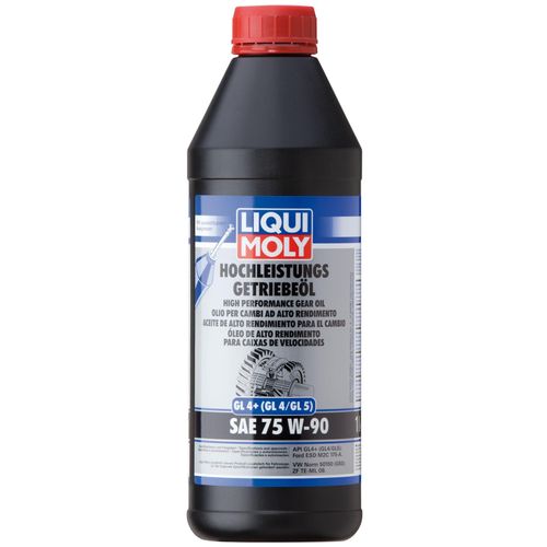 LIQUI MOLY Getriebeöl High Performance Gear Oil (GL4+) SAE 75W-90 (1L) Automatikgetriebeöl,Öl, Nebenantrieb,Achsgetriebeöl,Getriebeöl,Lenkgetriebeöl,S