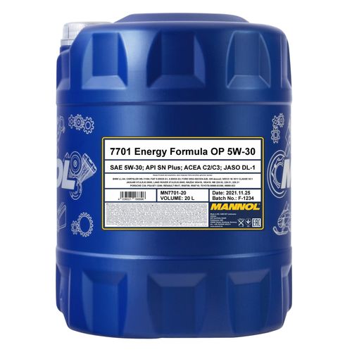 SCT - MANNOL Energy Formula OP 5W-30 (20L) Motoröl MN7701-20