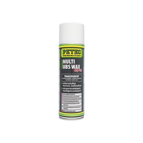 PETEC Multi - UBS Wax transparent (500 ml) Unterbodenschutz weiß-transparent 73450