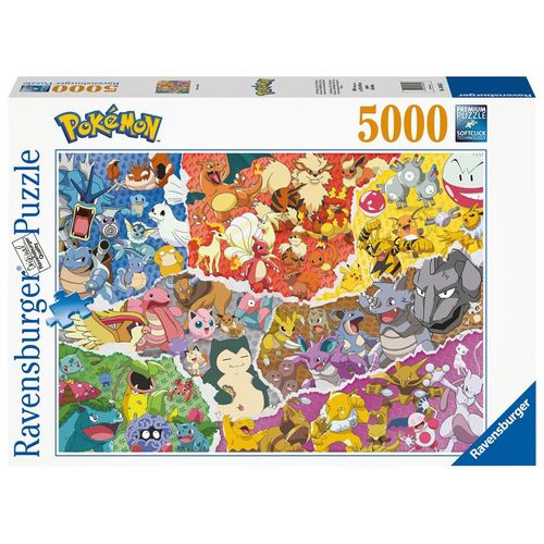 Ravensburger Puzzle 16845 - Pokémon Allstars - 5000 Teile Puzzle für Erwachsene und Kinder ab 14 Jahren