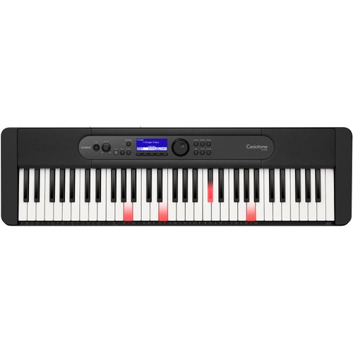 Home Keyboard CASIO "Leuchttastenkeyboard LK-S450" Tasteninstrumente schwarz Ab 6-8 Jahren inkl. Netzteil