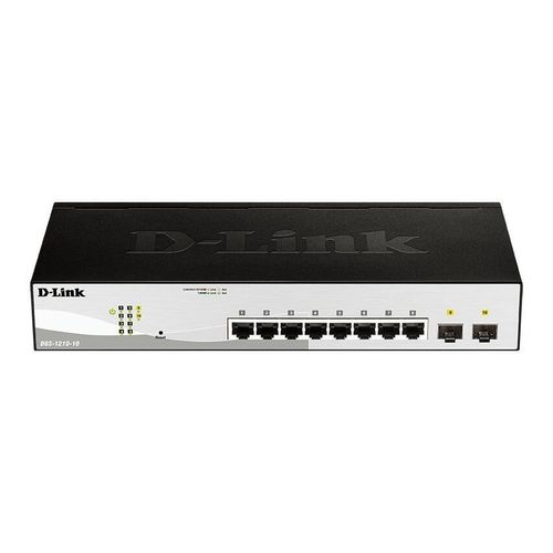 D-Link Switch 10-Port Gigabit Ethernet PoE 65W 2-Port SFP (DGS-1210-10P/E)