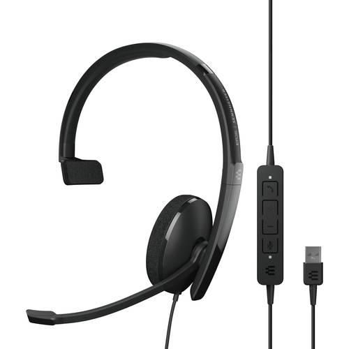 EPOS 1000913 Telefon On Ear Headset kabelgebunden Mono Schwarz Noise Cancelling Lautstärkeregelung, Mikrofon-Stummschaltung
