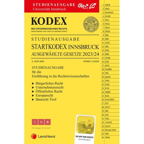 KODEX Startkodex Innsbruck 2023/24 - inkl. App, Kartoniert (TB)