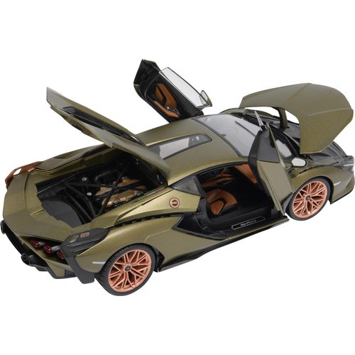 Bburago Spielzeugfahrzeug "Lamborghini Sian FKP 37", grau