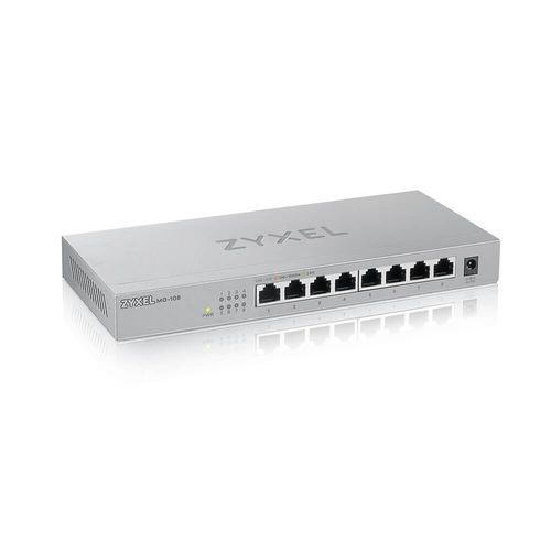 Zyxel Switch 8-Port Gigabit Ethernet lüfterlos unmanaged (MG-108-ZZ0101F)