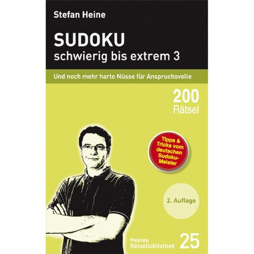 Sudoku - schwierig bis extrem 3. Bd.3.Bd.3 - Sudoku - schwierig bis extrem 3. Bd.3, Kartoniert (TB)