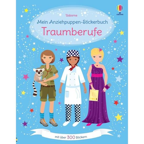 Mein Anziehpuppen-Stickerbuch: Traumberufe - Emily Bone, Kartoniert (TB)