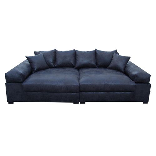 Big Sofa Couchgarnitur Megasofa Riesensofa GULIA - Gobi 4 Schwarz