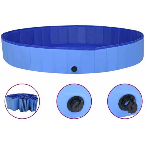 Vidaxl - Hundepool Faltbar Blau 200x30 cm pvc Blau