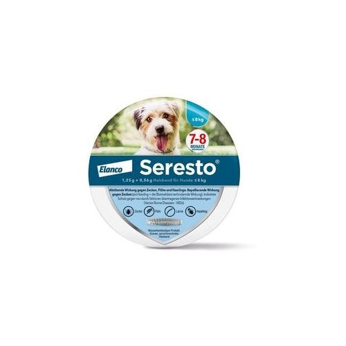 Seresto 1,25g + 0,56g Halsband für Hunde bis 8kg 1 St