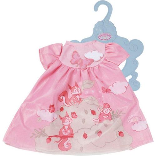 Baby Annabell Puppenkleidung Kleid rosa Eichhörnchen, 43 cm, rosa