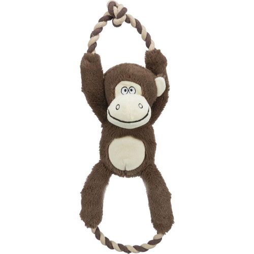 TRIXIE Spielzeug Affe mit Tau, 40 cm