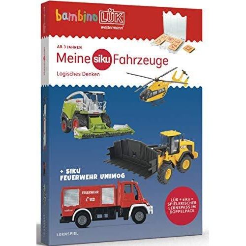 bambinoLÜK-Set: Meine siku Fahrzeuge - Logisches Denken, Lernbuch