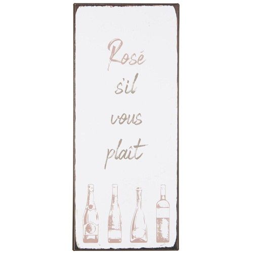 IB Laursen Metallschild Rosé s'il vous plaît, 30,5x13 cm