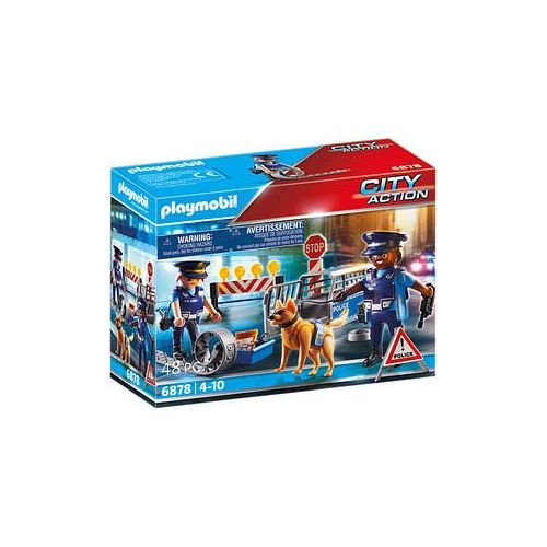 Playmobil® City Action 6878 Polizei-Straßensperre Spielfiguren-Set