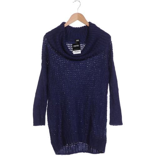 H&M Damen Pullover, blau, Gr. 34