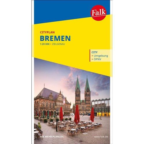 Falk Cityplan Bremen 1:20.000, Karte (im Sinne von Landkarte)