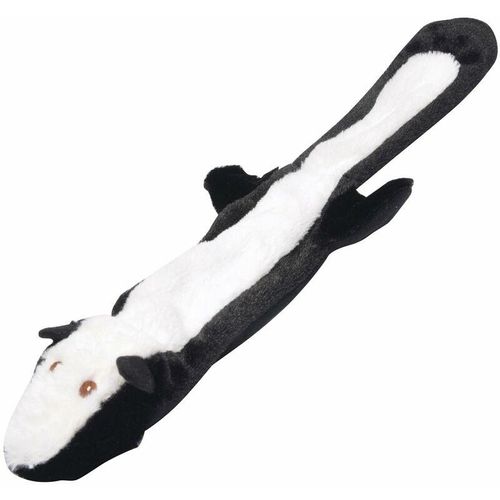 Hundespielzeug iltis, quietschend, 48 cm, schwarz-weiß