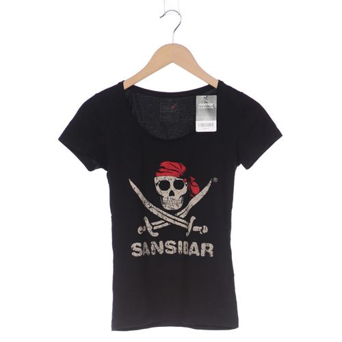 Sansibar Damen T-Shirt, schwarz, Gr. 32